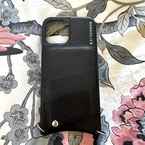 Bandolier card slot iPhone 12 Pro Max wallet case.